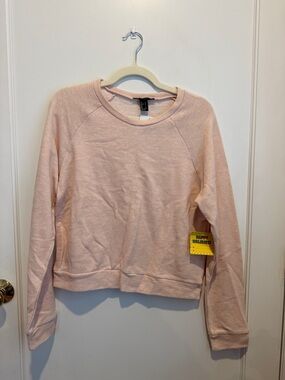 Forever 21 Light Pink Crewneck Sweatshirt